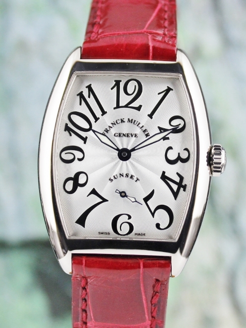 (image for) FRANCK MULLER MANUAL WINDING 18K WHITE GOLD LADY WATCH / 7500 S6